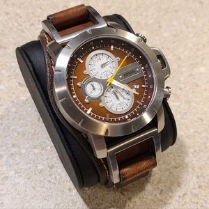 Fossil Watch on Cuff-style Strap